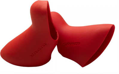 Växelreglagegummi SRAM Hoods för Doubletap reglage röd 1 par från SRAM