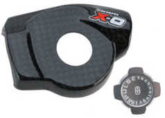 Täcklock SRAM X0 trigger växelreglage väster 3 växlar svart/röd