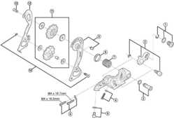 Inre Cage Shimano XTR RD-M980/985-SGS Y5XC10000