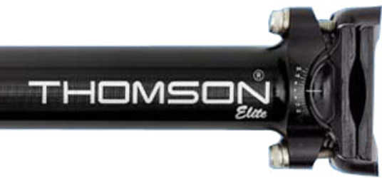 Sadelstolpe Thomson Elite 27.2 x 410 mm svart från Thomson