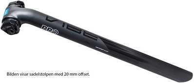 Sadelstolpe Pro Vibe 0 mm offset 27.2 x 350 mm svart