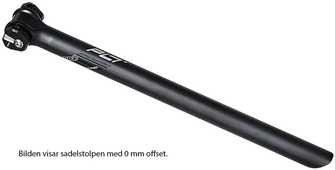 Sadelstolpe Pro PLT 20 mm offset 31.6 x 400 mm svart