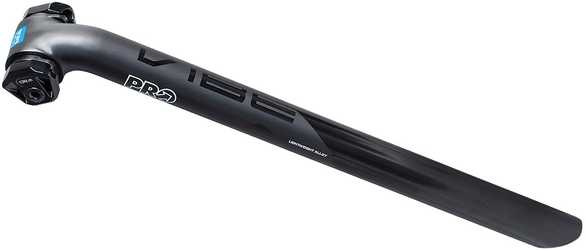 Sadelstolpe Pro Vibe 20 mm offset 27.2 x 350 mm svart från Pro
