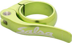 Sadelstolpsklamma Salsa Flip-Lock 35.0 mm limegrön