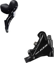 Skivbroms Shimano 105 ST-R7025-R/BR-R7070-R svart från Shimano