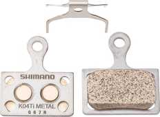 Bromsbelägg Shimano K04Ti metallic 1 par