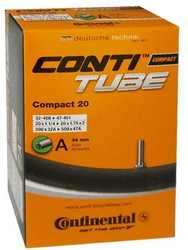 Slang Continental Compact 20 32/47-406/451 bilventil 34 mm från Continental