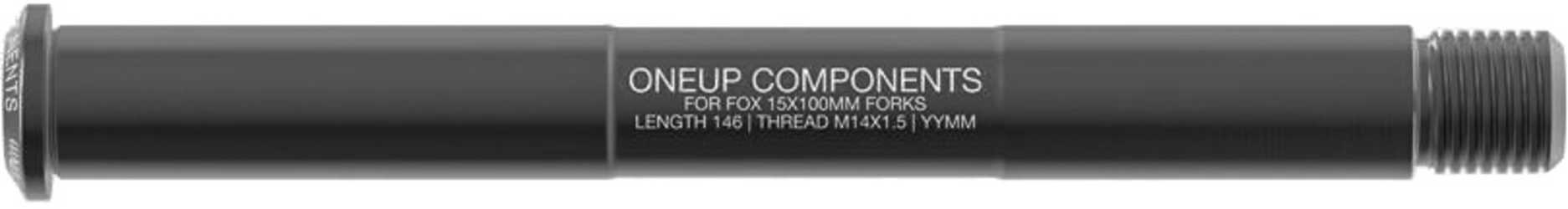 Stickaxel OneUp Fox 15 x 100 mm fram svart från OneUp