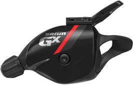 Växelreglage SRAM GX, vänster, trigger, 2 växlar, svart/röd