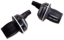 Växelreglage SRAM MRX Comp, höger, twister, 6 växlar, svart/vit