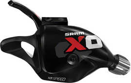 Växelreglage SRAM X0, set, trigger, 2 x 10 växlar, svart/röd