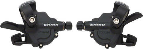 Växelreglage SRAM X4, set, trigger, 3 x 8 växlar