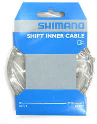 Växelvajer Shimano Galvaniserad 1.2 x 2100 mm 10 st från Shimano