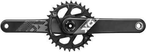 Vevparti SRAM X01 Eagle Fat Bike 5" 1 x 12 växlar DUB direct mount 30T 175 mm svart/svart