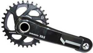 Vevparti SRAM XX1 1 x 11 växlar GXP q-faktor 156 mm direct mount 32T 175 mm svart/svart