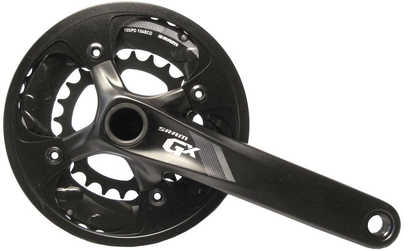 Vevparti SRAM GX 1000 2 x 10 växlar GXP q-faktor 169 mm 36/22T med drevskydd 175 mm svart/grå från SRAM