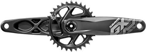 Vevparti SRAM GX Eagle Fat Bike 4" 1 x 12 växlar DUB direct mount 30T 175 mm svart