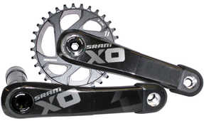 Vevparti SRAM X01 1 x 11 växlar BB30 q-faktor 168 mm direct mount 32T 175 mm svart/svart