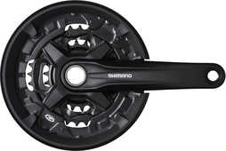 Vevparti Shimano FC-MT210-3 3 x 9 växlar 44/32/22T 170 mm svart m. kedjeskydd