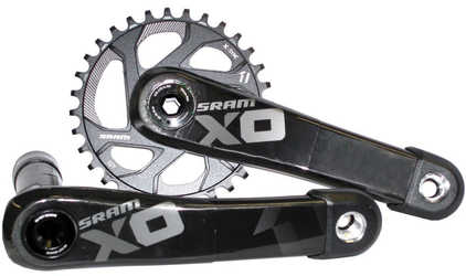 Vevparti SRAM X01 1 x 11 växlar BB30 q-faktor 168 mm direct mount 32T 170 mm svart/svart från SRAM
