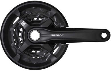 Vevparti Shimano FC-MT210-3 3 x 9 växlad 40/30/22T 170 mm svart m. kedjeskydd från Shimano