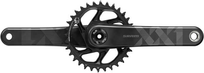 Vevparti SRAM XX1 Eagle Fat Bike 5" 1 x 12 växlar DUB direct mount 30T 175 mm svart/svart från SRAM