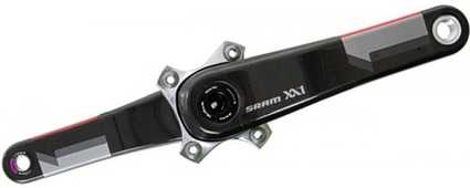 Vevparti SRAM XX1 Fatbike GXP q-faktor 201 mm 1 x 11 170 mm svart/vit