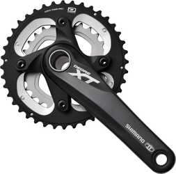 Vevparti Shimano XT FC-M785 2 x 10 växlar 38/26T 175 mm svart från Shimano