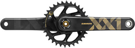 Vevparti SRAM XX1 Eagle 1 x 12 växlar DUB Boost direct mount 34T 175 mm svart/guld