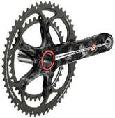 Vevparti Campagnolo Super Record Ultra-Torque titan 2 x 11 växlar 53/39T 170 mm