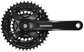 Vevparti Shimano FC-TY501 3 x 6/7/8 växlar 48/38/28T 175 mm svart