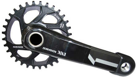 Vevparti SRAM XX1 1 x 11 växlar GXP q-faktor 168 mm direct mount 32T 175 mm svart/svart från SRAM