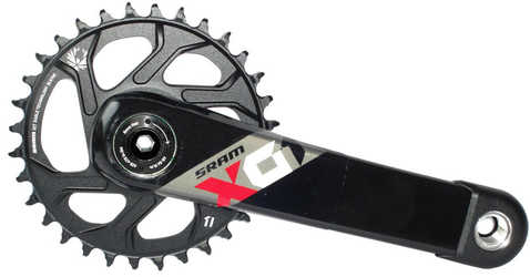 Vevparti SRAM X01 Eagle 1 x 12 växlar BB30 direct mount 32T 170 mm svart/röd från SRAM