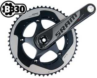 Vevparti SRAM S902 BB30 2 x 11 växlar 53/39T 172.5 mm svart/grå från SRAM